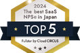 楽天市場ショップ向けWebサービス「EC-UP」が、「The Best SaaS NPS® in Japan 2024」にて第5位を受賞いたしました。