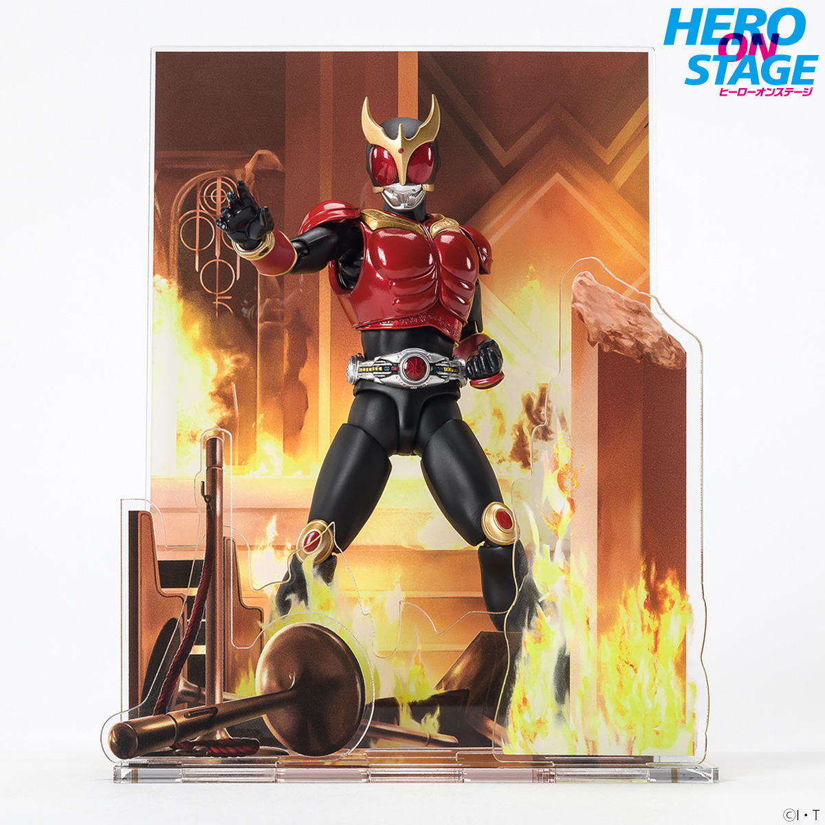 卓上に広がるヒーローの世界を再現する新ブランド Hero On Stage に 仮面ライダークウガ が登場 株式会社バンダイ ファッションブランド事業部のプレスリリース