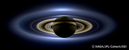 NASAの土星探査機「カッシーニ」が撮影した土星とリング （C） NASA／JPL-Caltech／SSI