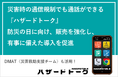 DMAT（災害救助支援チーム）も活用　災害時の通信規制でも通話ができる『ハザードトーク』　防災の日に向け、販売を強化し、有事に備えた導入を促進