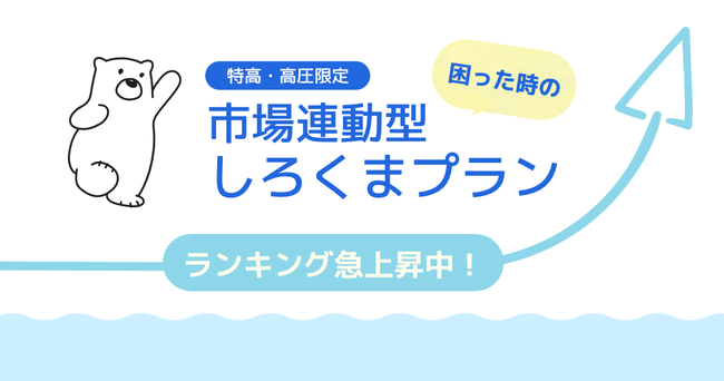 販売量増加率ランキング第3位 大口需要家の電気代高騰対策となる