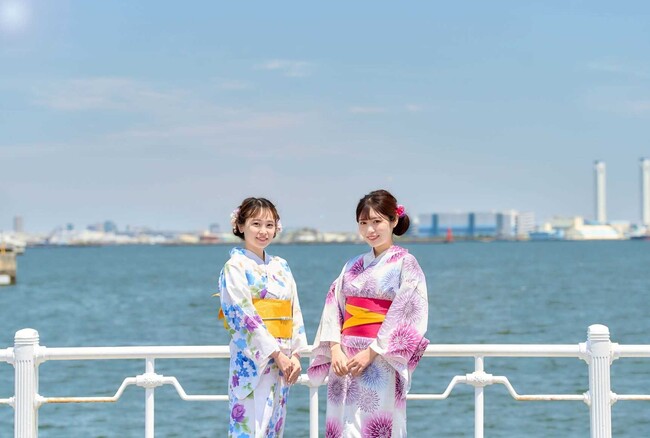 浴衣で夏の横浜散策