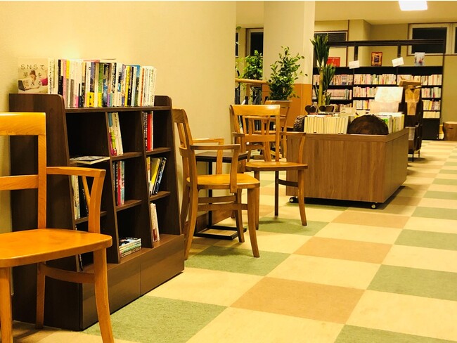 ライブラリーエリアの様子