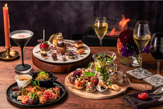 ハロウィンスタイルに仮装したかわいいお料理やデザート