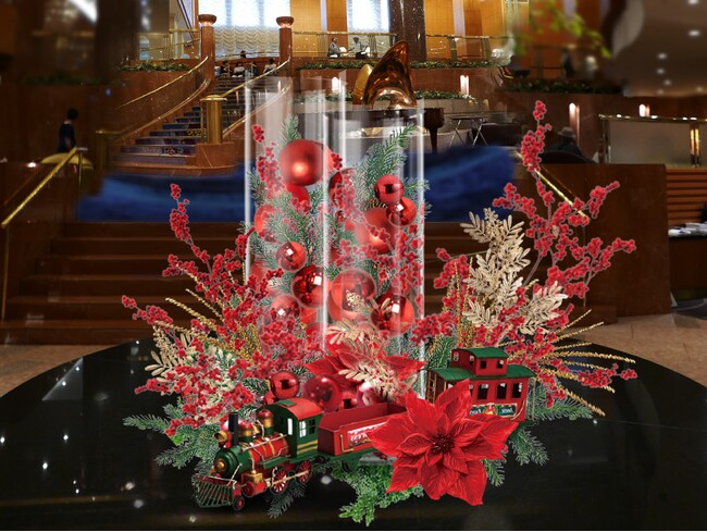 (株)竹中庭園緑化デザインの華やかなクリスマス装飾 (株)竹中庭園緑化デザインの華やかなクリスマス装飾