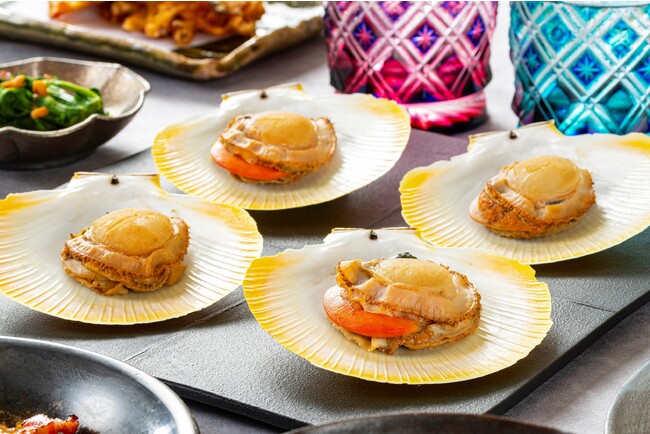 月日貝　鹿児島県産の甘口醤油のバター焼き