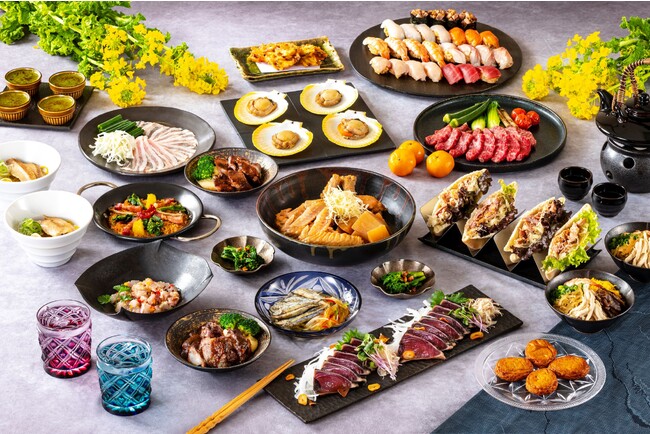 鹿児島色たっぷりの海の幸や山の幸をコンパスならではのバリエーションで