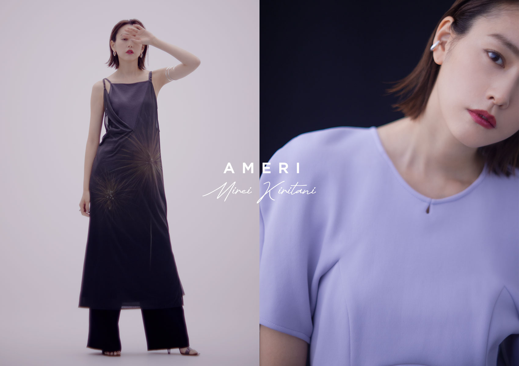 MIREI KIRITANI × AMERI I LINE DRESS