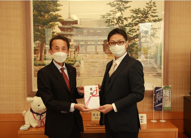 左:奈良県 東京事務所長 永井 聡氏、右:ナイル株式会社 執行役員 社長補佐 大谷 昌史