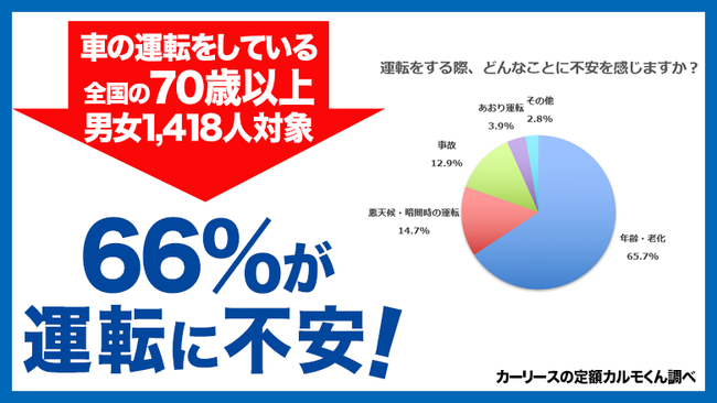 高齢者の運転免許返納についての調査 53 が運転に不安があっても返納できない状況 おトクにマイカー 定額カルモくんのプレスリリース