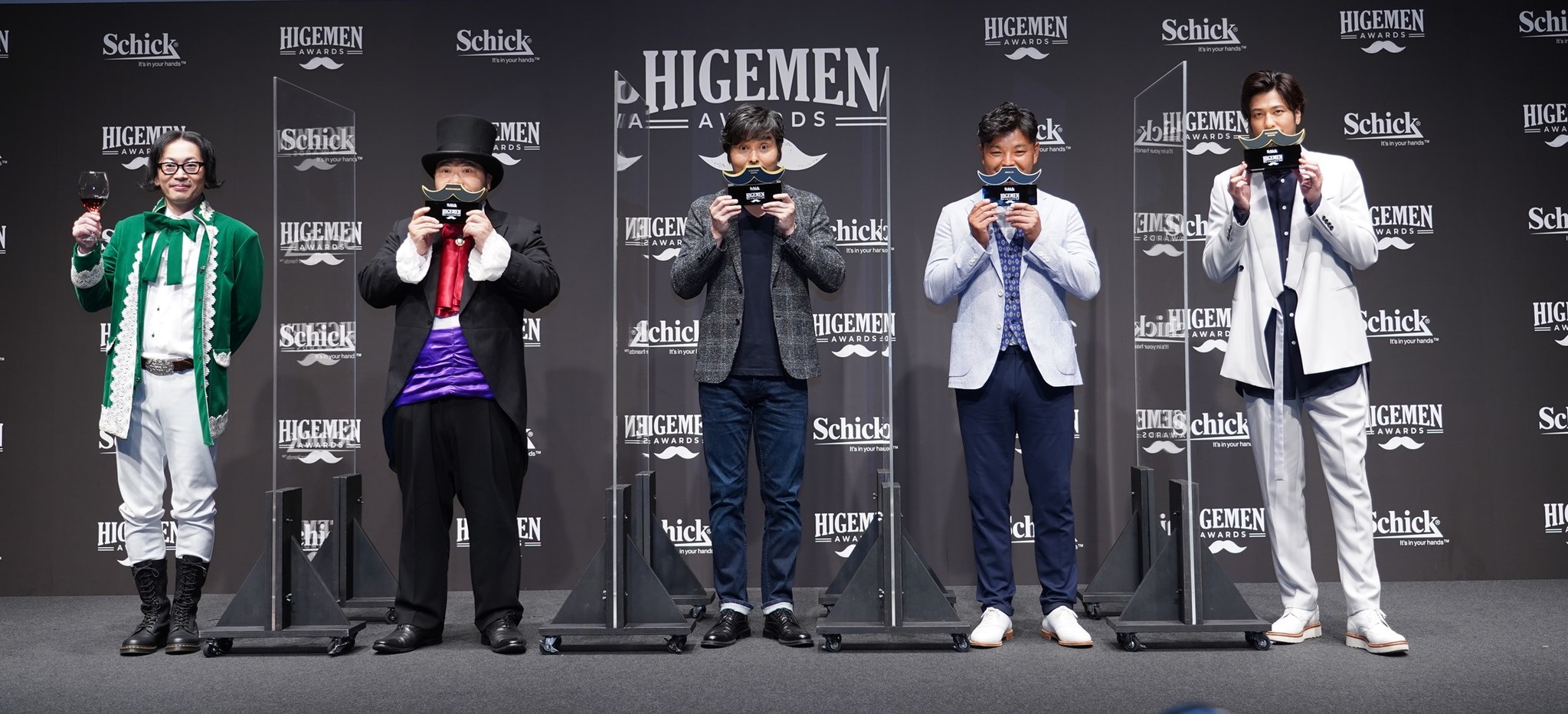 ヒゲ 自由に楽しんでる 自身の髭スタイルを自由に楽しむ著名人を表彰する Higemen Awards 2021 で速水もこみちさん 小澤征悦さんら4組が受賞 シック ジャパン株式会社 Schick Japan K K のプレスリリース