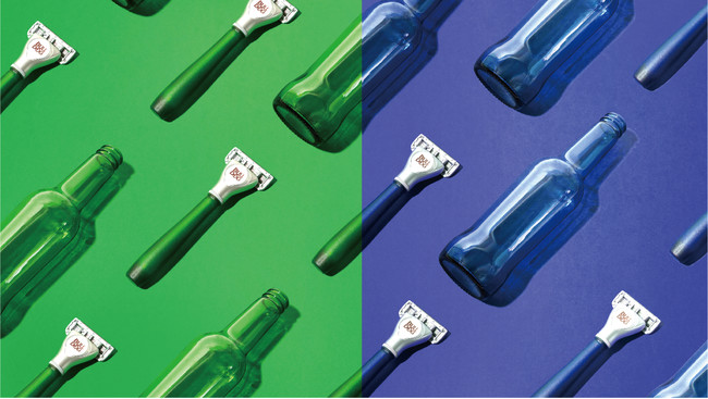 ブルドッグから世界初 ビールの空き瓶のリサイクルガラスを70 以上使用したカミソリ グラスホルダー 21年8月27 金 新発売 シック ジャパン株式会社 Schick Japan K K のプレスリリース