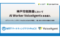 神戸市税務部においてボイスエージェント「AI Worker VoiceAgent」を本格導入