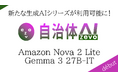 自治体AI zevoにて、新たに利用可能なAIモデルを2種類追加！本日2025年12月20日（水曜日）より「Amazon Nova 2 Lite」と「Gemma 3 27B-IT」が利用可能に！