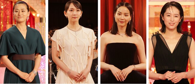 左より:尾野真千子さん、吉岡里帆さん、のんさん、清野菜名さん 左より:尾野真千子さん、吉岡里帆さん、のんさん、清野菜名さん