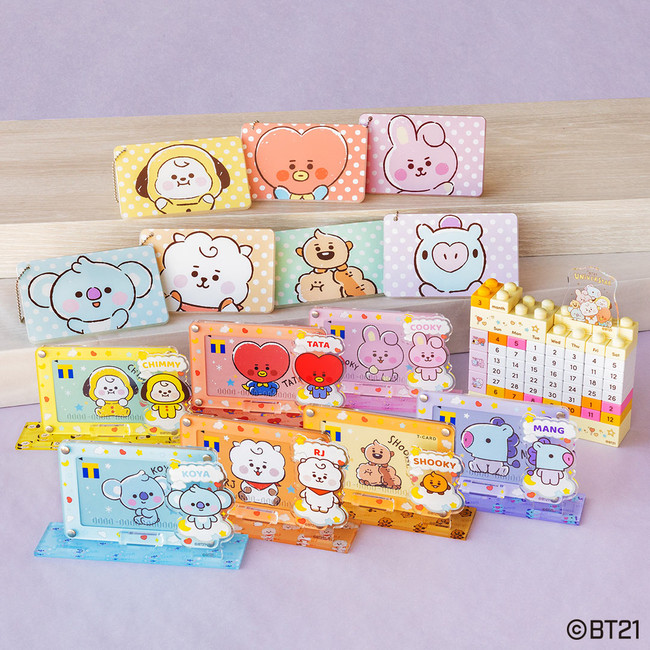 グローバル人気キャラクターブランドBT21のTカード第二弾！T