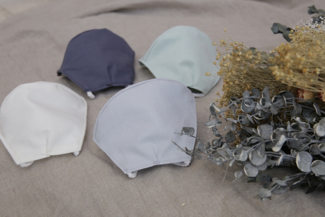綿100％素材立体裁断縫製マスク