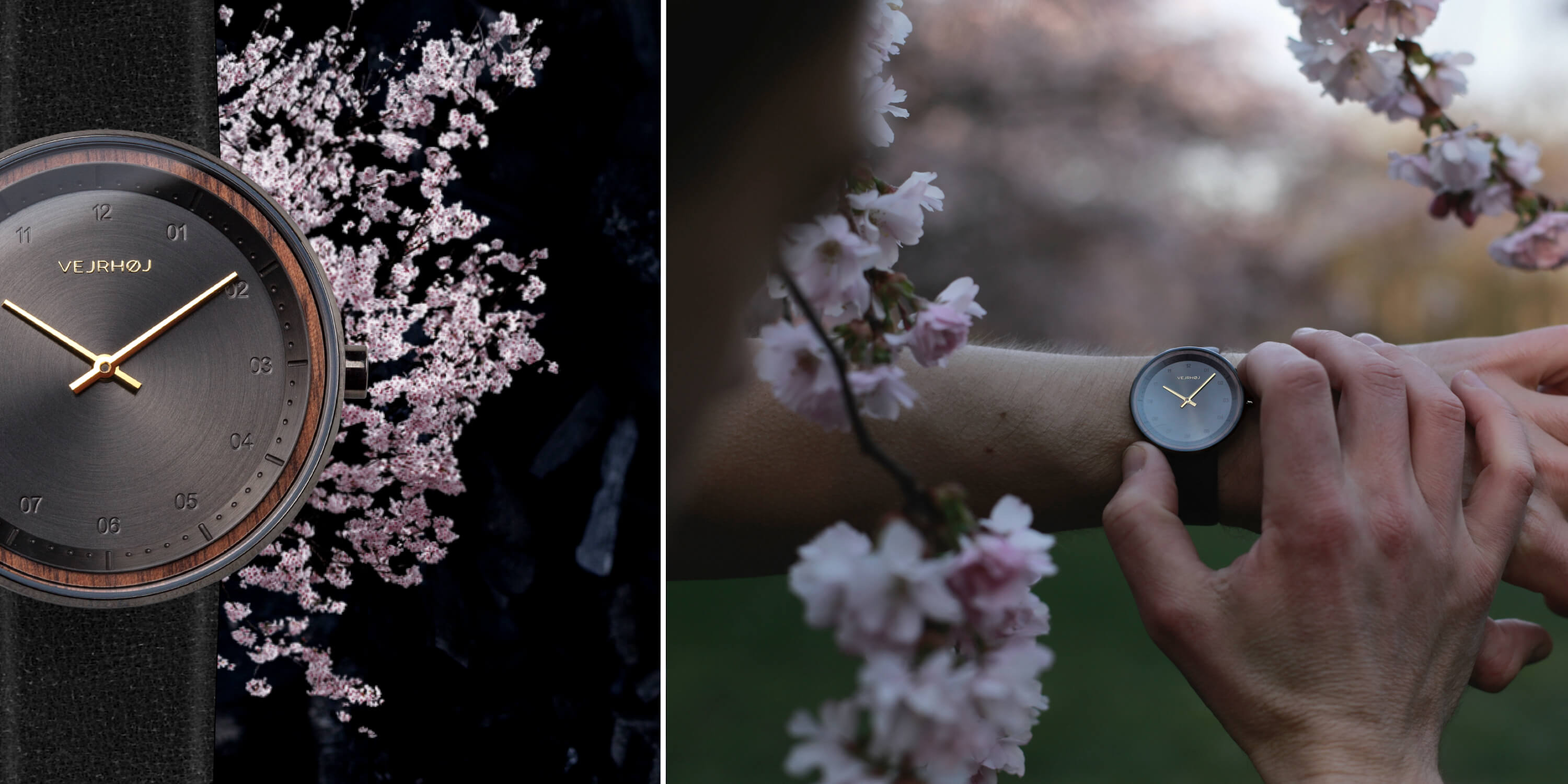 デンマークの新鋭スタートアップ腕時計ブランドによる、北欧デザインと日本の桜の融合｜VEJRHØJ ApSのプレスリリース