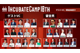 エントリー締切まで1ヶ月となった『Incubate Camp 18th』、参加ベンチャーキャピタリスト16名および審査員14名が決定!