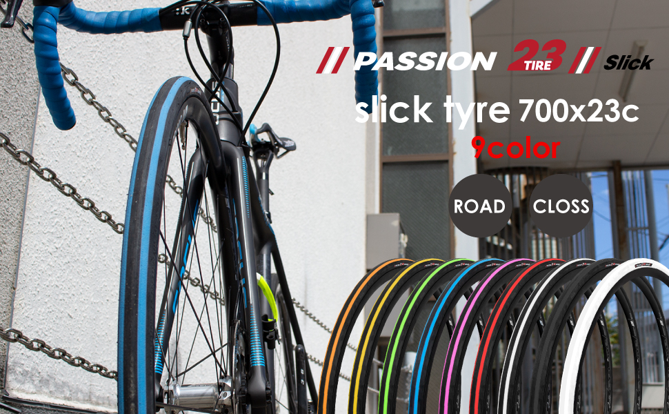 グリップ力が強いスリックタイヤ 自転車パーツブランド Gorix から スリックタイプのタイヤ チューブセット Passion が9色展開で発売 ごっつ株式会社のプレスリリース