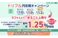 トリプル円定期キャンペーン実施のお知らせ