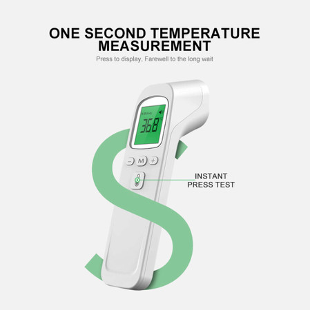簡単操作 非接触で体温測定が可能な 軽量 非接触式電子温度計 ライト イエロー株式会社のプレスリリース