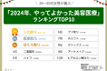 <20~40代女性に調査> 経験者が選ぶ「2024年やってよかった美容医療」 2位は「脱毛」、気になる1位は?