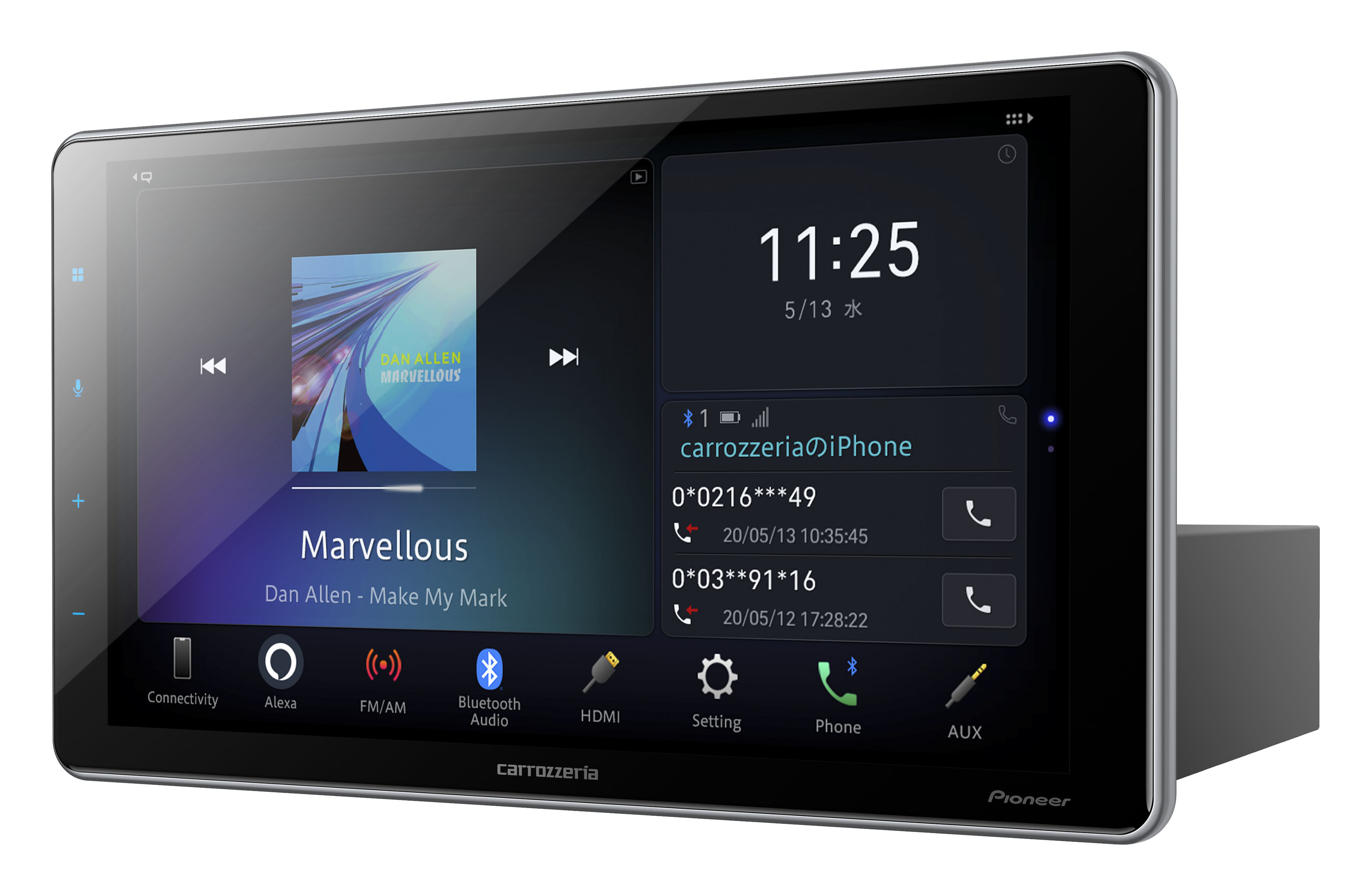 Apple Carplay Android Autotm に対応し 大画面でスマートフォンアプリの直接操作が可能なディスプレイオーディオ2機種を新発売 パイオニア株式会社のプレスリリース