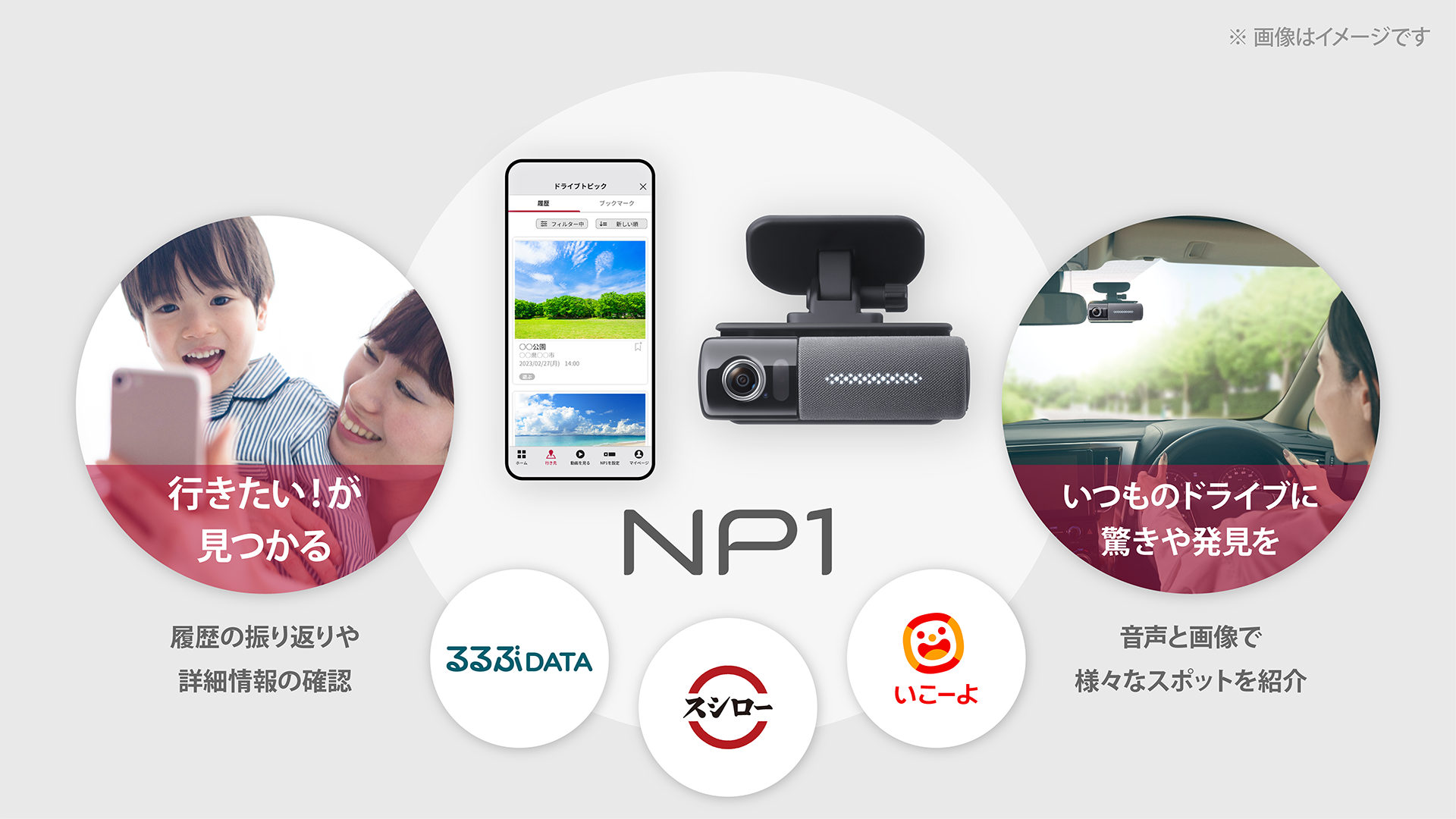 会話するドライビングパートナー「NP1」 いつものドライブに驚き