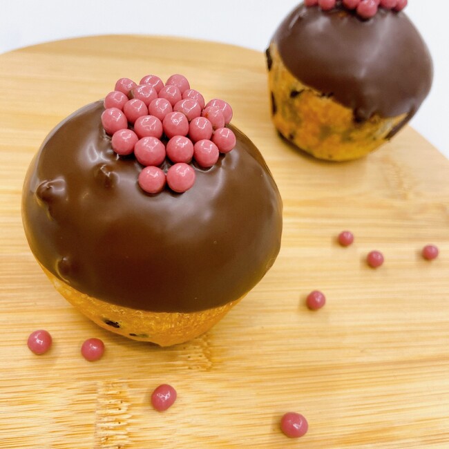 マルシェで販売したバレンタインブリオッシュ