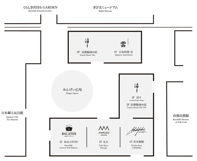 倉敷SOLA 全体地図