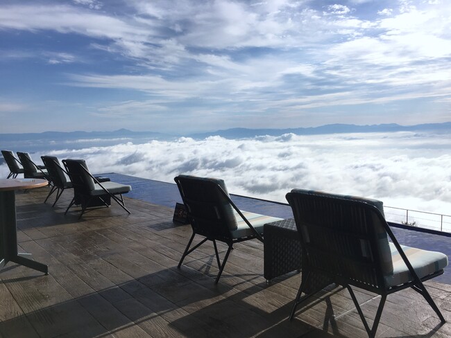 雲海が見られるのは早い時間が多い