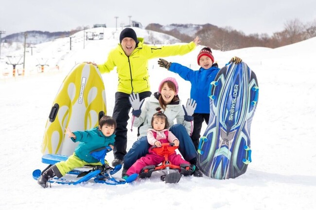 誰でも雪あそびが楽しめファミリーでも楽しめる石打丸山スキー場(イメージ)