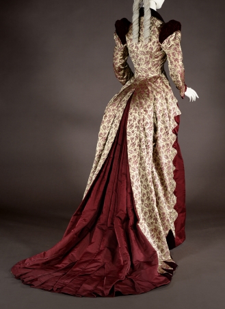 　レセプション・ドレス、1890年代　フランス