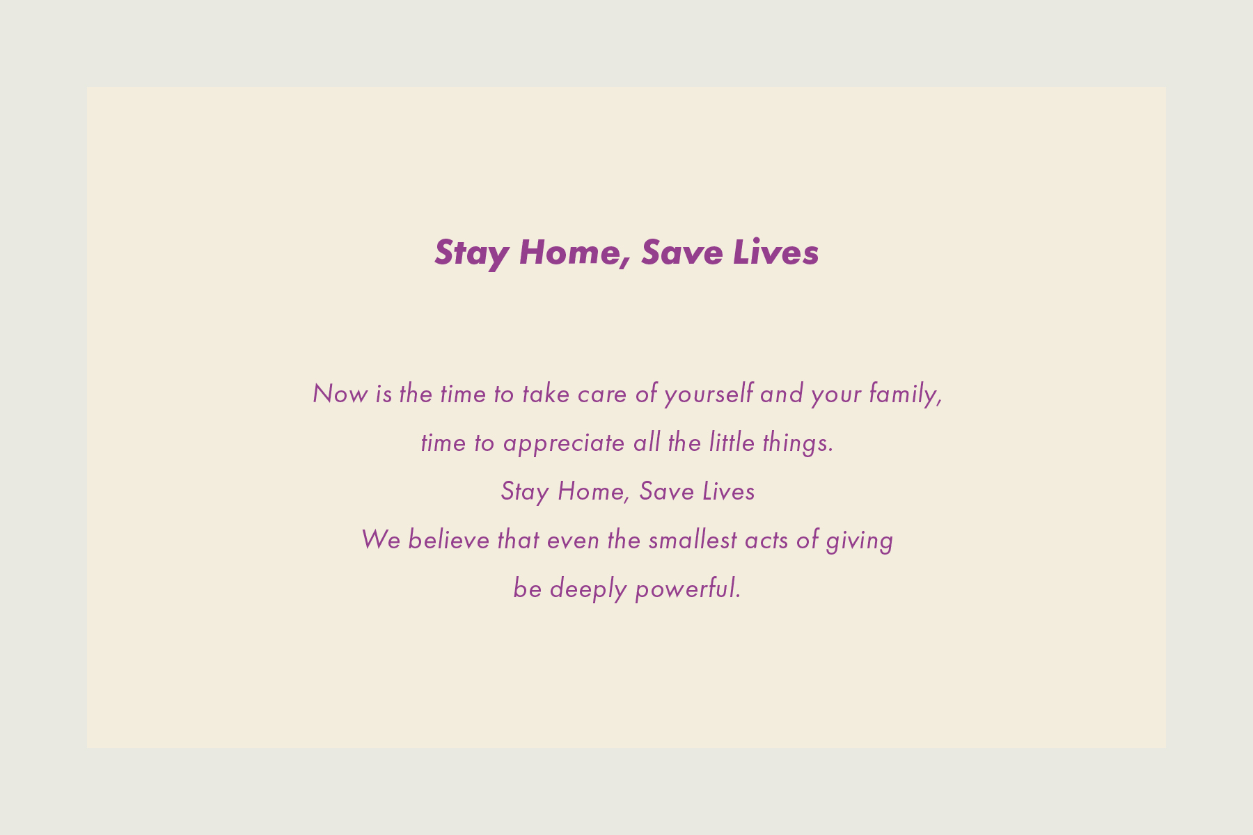 Artida Oud Stay Home Save Lives ドネーションをスタート 株式会社サザビーリーグのプレスリリース