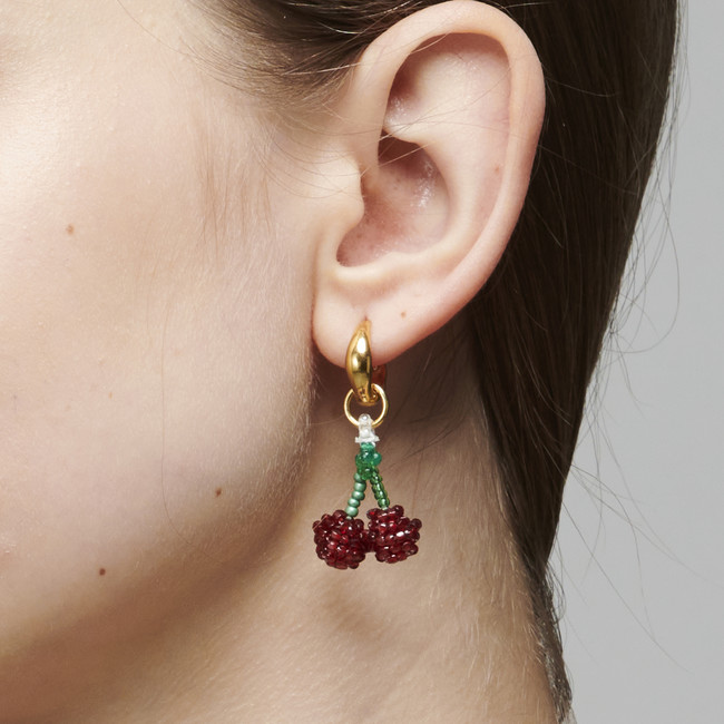 pierced earrings 12,100yen　charm 7,700yen