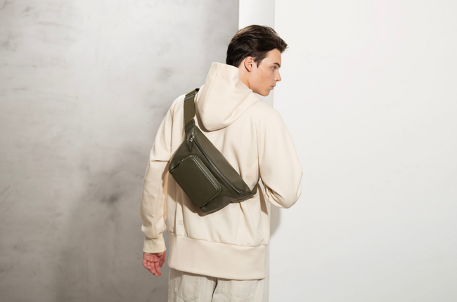 Dessertoヴィーガンレザーボディバッグ/Olive Dessertoヴィーガンレザーボディバッグ/Olive