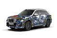 BMW iX1 wrapping designed by MANKEY 期間限定で展示