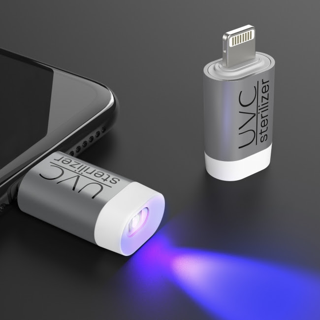 待望のAndroid版発売開始】スマホに取り付けるだけで99.9%除菌！UV-Cスマートステリライザー｜株式会社ファイドのプレスリリース