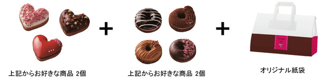 【ミスタードーナツ】ヴィタメールコレクション「ハートのドーナツ」を1月28日から期間限定発売