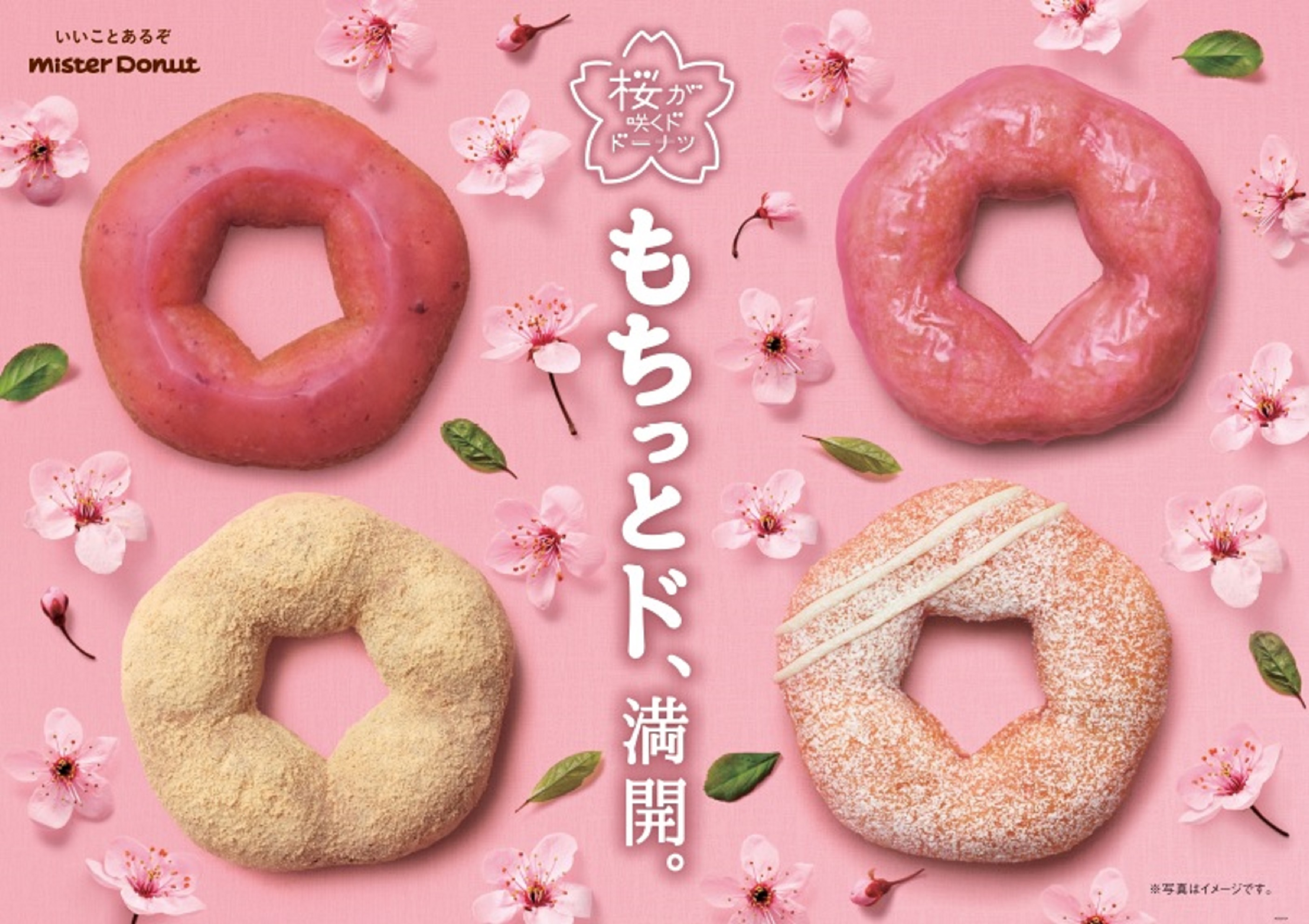 ミスタードーナツ ３月１日 火 から 桜が咲くドドーナツシリーズ 期間限定発売 ダスキンのプレスリリース