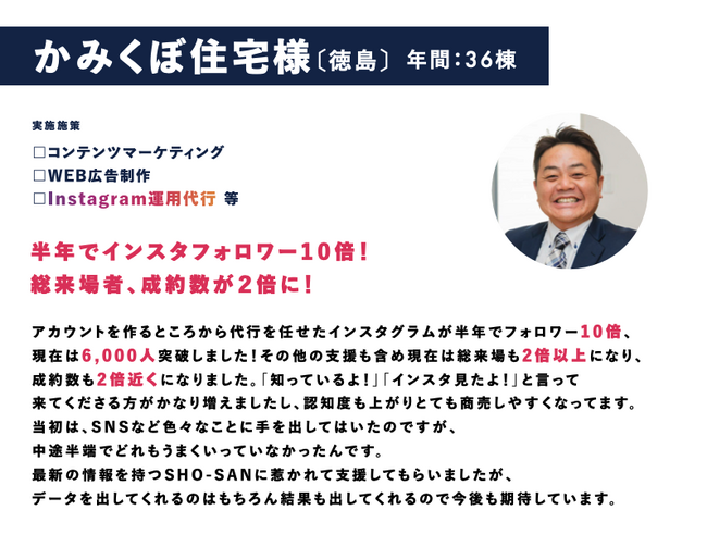 住宅会社の Instagram100社