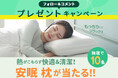 世界睡眠デーに!フォロー&コメントで快適&清潔な " 安眠 枕 " が当たる!キャンペーンを開催!