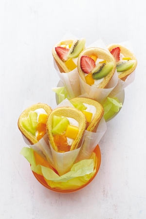 トライフルオムレット　マンゴーとメロン