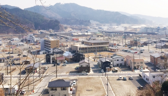 震災後8年。メンバーが訪問した岩手県上閉伊郡大槌町の街並み