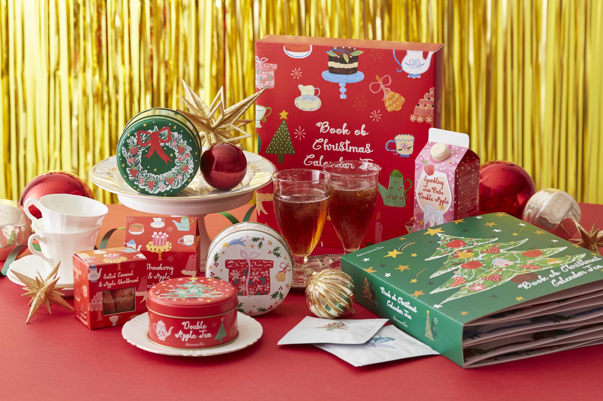 Afternoon Tea クリスマスイブまでの毎日違うお茶で楽しめる24種のお茶のセット クリスマスカレンダーティー 発売 Christmas Wonderland をテーマにした限定デザイン 株式会社サザビーリーグ アイビーカンパニーのプレスリリース