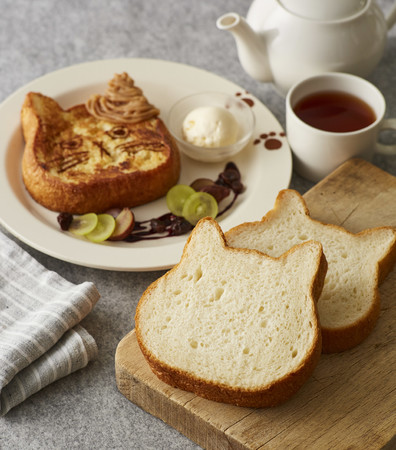 ねこねこ食パンのフレンチトースト モンブランバニラ2