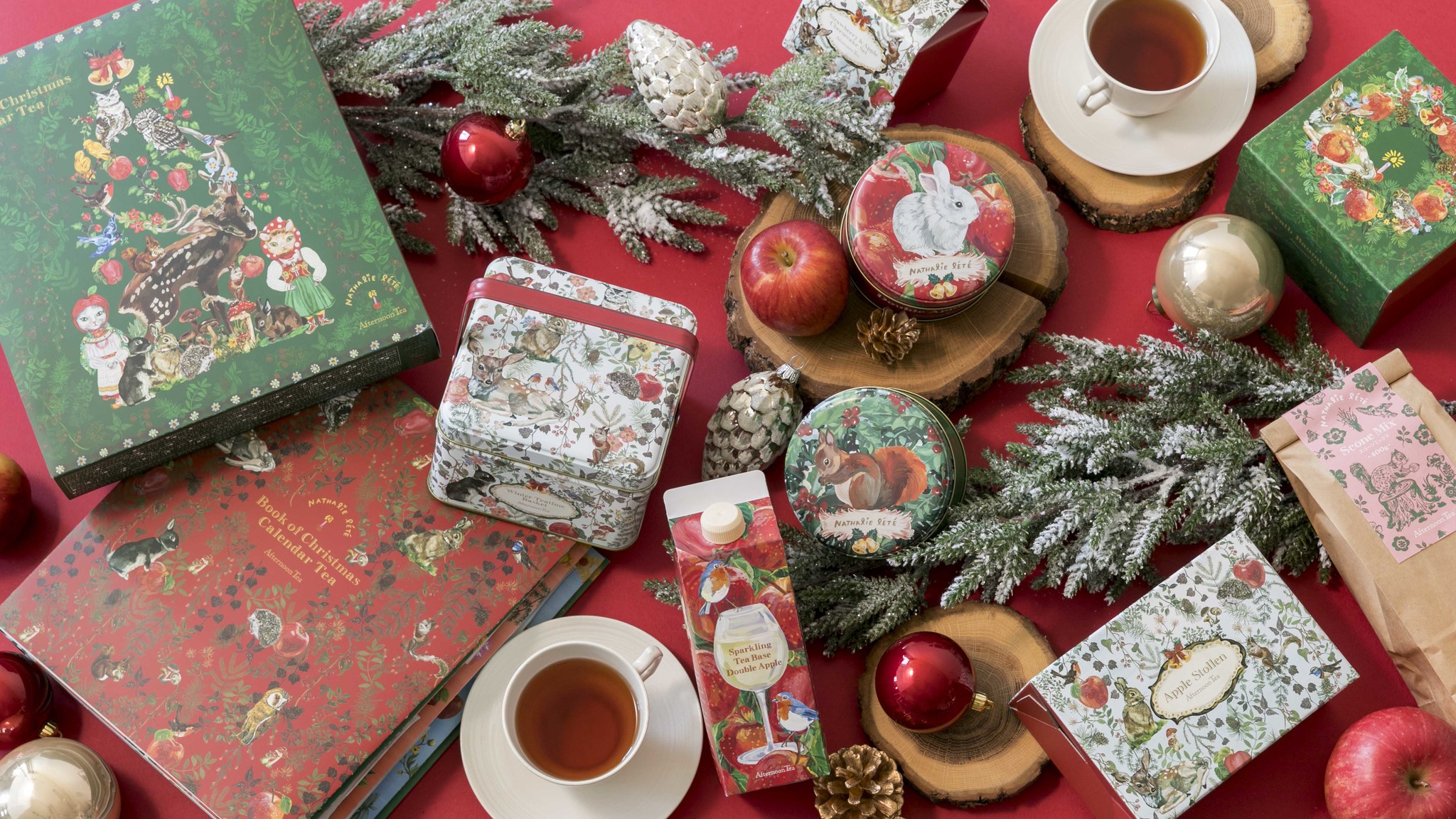 Afternoon Tea クリスマスシーズンをおうちで楽しく過ごすアイテム デコして楽しむリース型バウムクーヘンや人気のスコーンを手作りできるセットも クリスマスギフト 株式会社サザビーリーグ アイビーカンパニーのプレスリリース