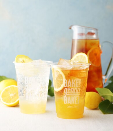 レモネードティーソーダ(写真右) レモネードティーソーダ(写真右)