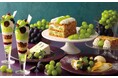 【キハチ カフェ】秋限定「シャインマスカットスイーツフェア」を開催！2種類の葡萄を盛り込んだパフェや、“シャインマスカットパイ” が楽しめるアフタヌーンティーで秋のティータイムを提案